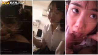 คลิปหลุดทางบ้าน รุ่นพี่สุดหื่นพารุ่นน้องมาหลาลัยมาจัดที่ห้อง โม๊กควยฟินจนแข็ง ขึ้นขย่มเอวดีขยับได้จังหวะครางเสียวไม่มีหยุด ก่อนชักควยปล่อยน้ำแตกใส่ปาก